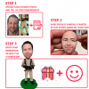 CUSTOM SINGLE ONE PERSON BOBBLEHEAD 90% Similarity